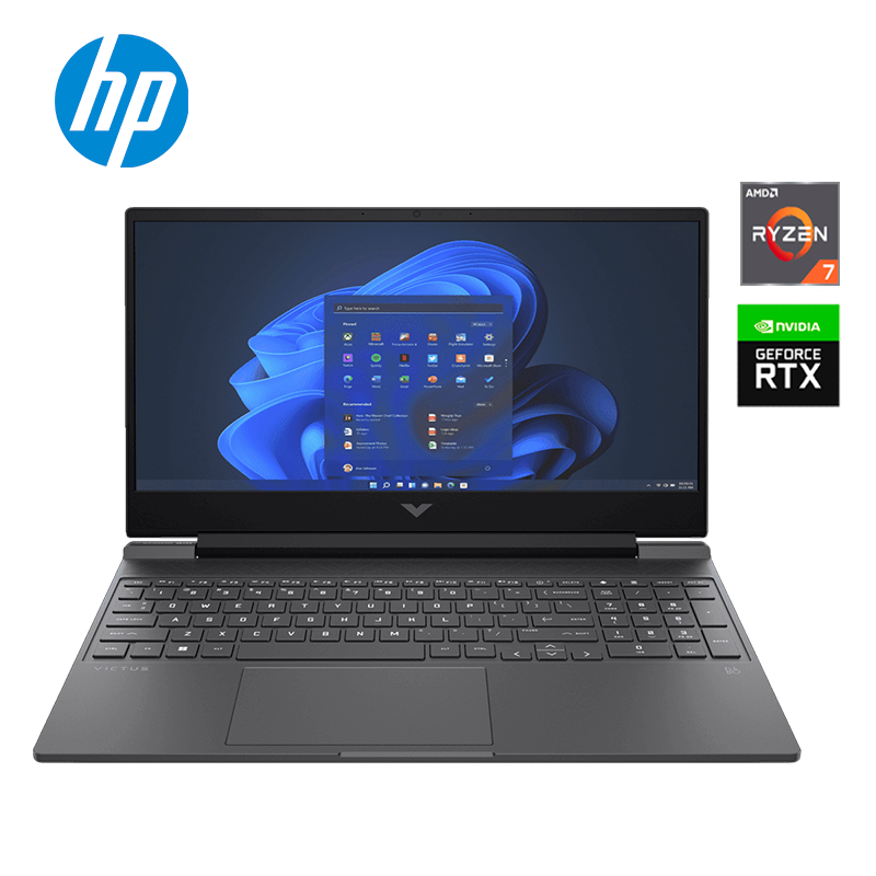 LAPTOP GAMER HP VICTUS 15-FB0125LA AMD RYZEN 7 5800H 16GB DDR4 512GB SSD RTX 3050 4GB 15.6" W11H (827G6LA)