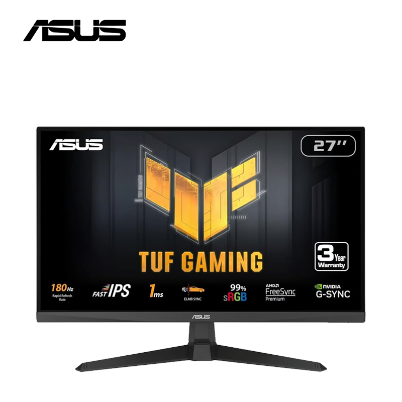 MONITOR 27" ASUS TUF GAMING VG279Q3A FHD IPS 180HZ 1MS DP HDMI