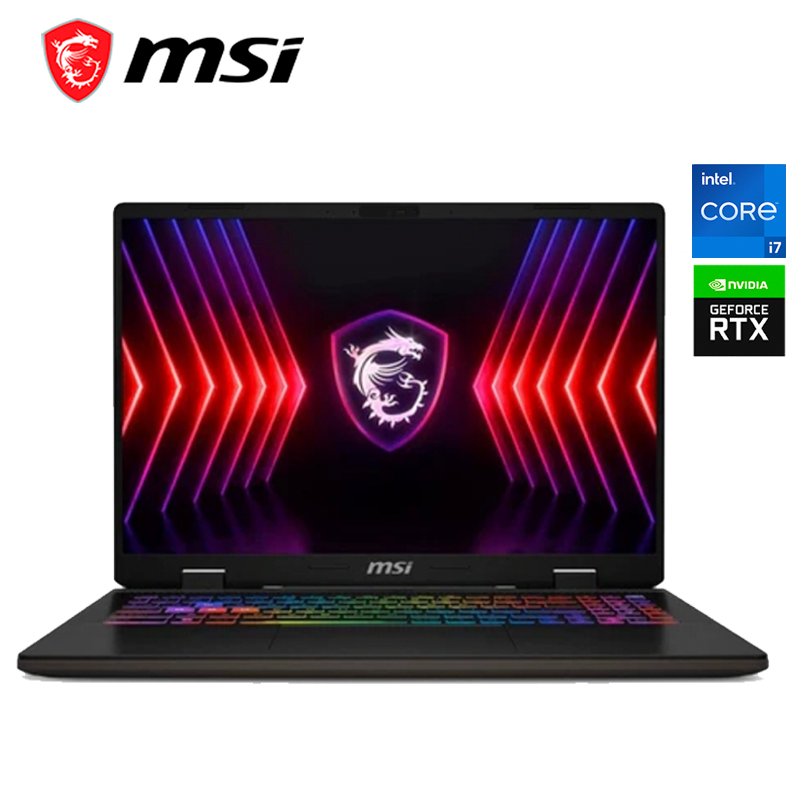 LAPTOP GAMER MSI SWORD17 HX B14VVFKG-204PE CORE I7-14650HX 16GB 512GB SSD RTX 4060 8GB 17" W11(9S7-17T214-204)