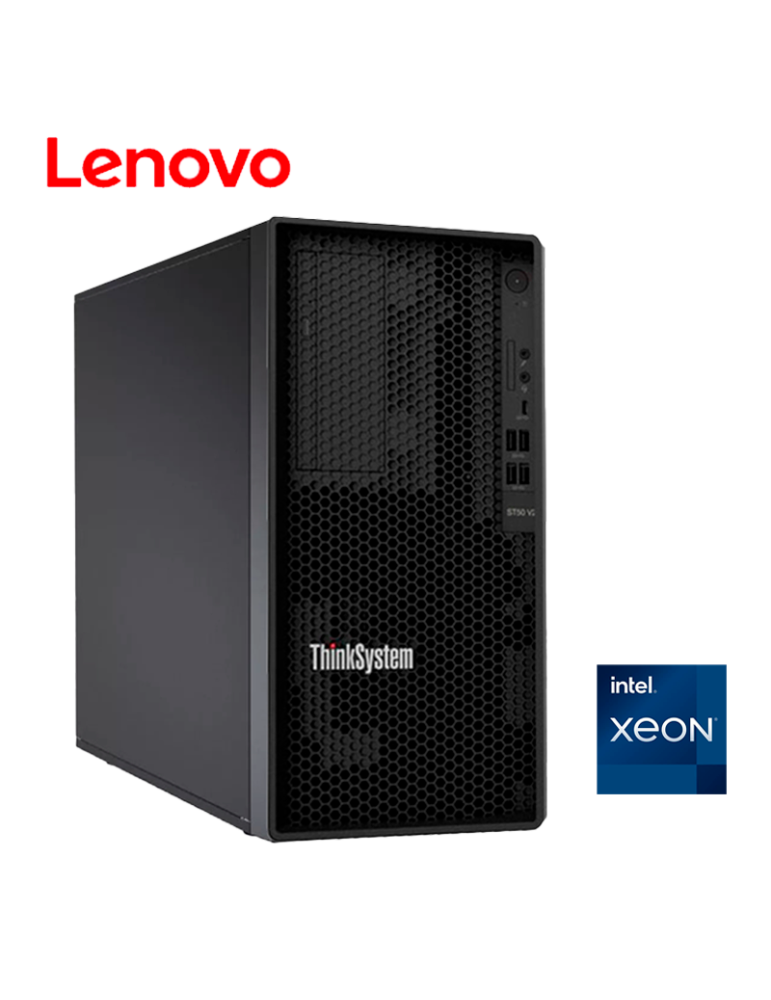 SERVIDOR LENOVO THINKSYSTEM ST50 V2 INTEL XEON E2324G 16GB 2TB