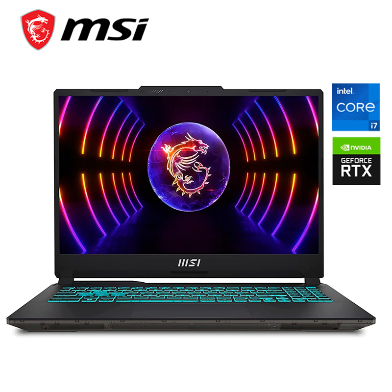 LAPTOP GAMER MSI CYBORG 15 A12VF CORE I7-12650H 16GB DDR5 512GB SSD RTX 4060 8GB 15.6" W11H (9S7-15K111-1232)