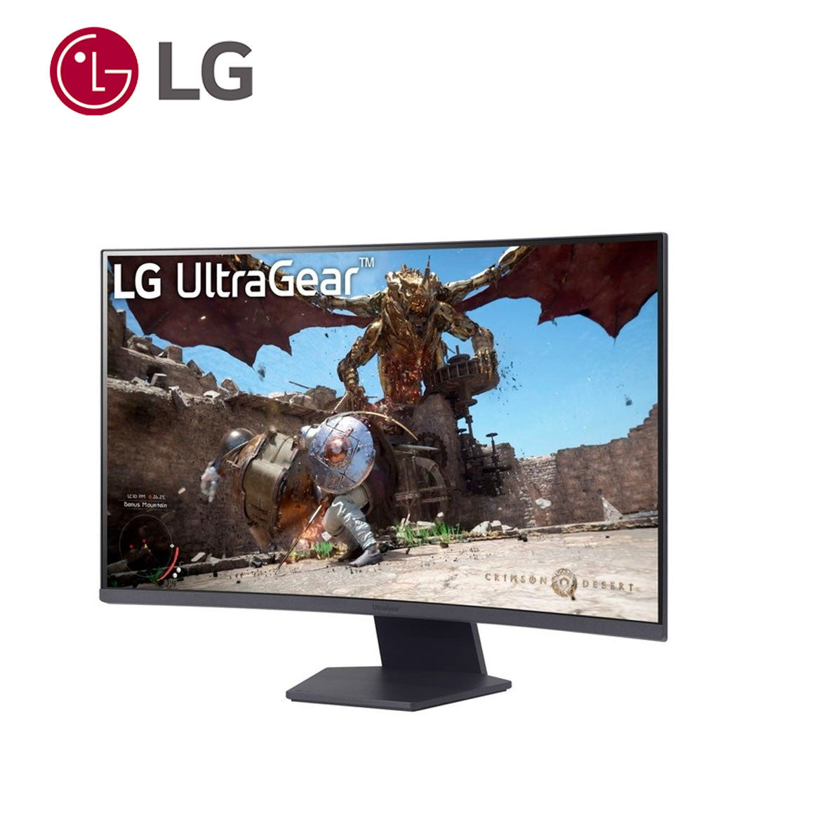 MONITOR 27" GAMING LG 27GS60QC-B ULTRAGEAR CURVO QHD 180HZ 1MS
