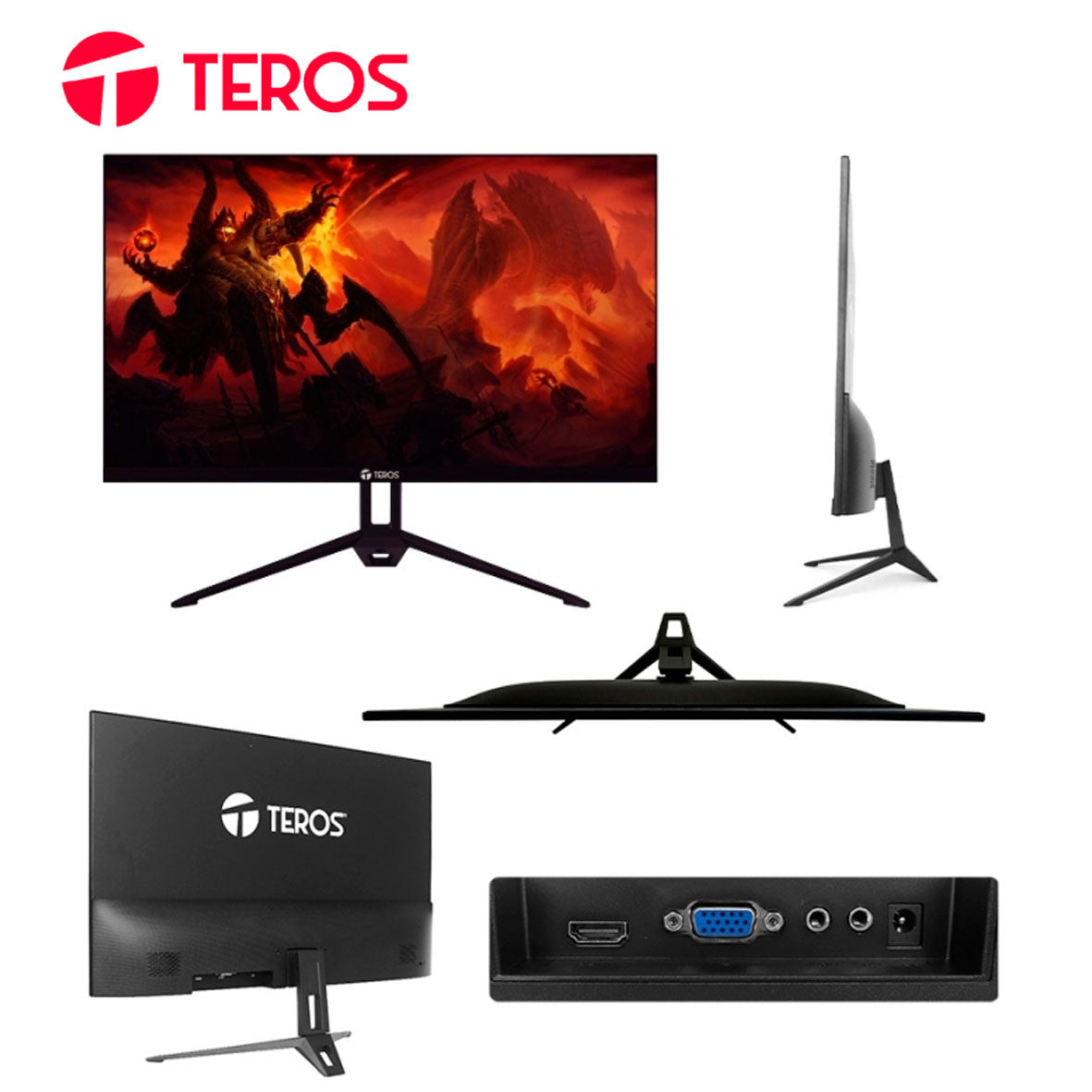 MONITOR 23.8" TEROS TE-2415S 120HZ 1MS FHD IPS HDMI VGA