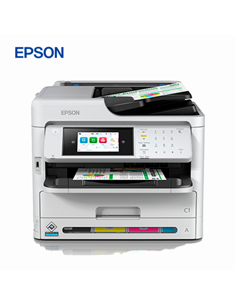 IMPRESORA MULTIFUNCIONAL EPSON WF-C5810 WORKFORCE PRO FAX/LAN/WIFI ( C11CK24301 )
