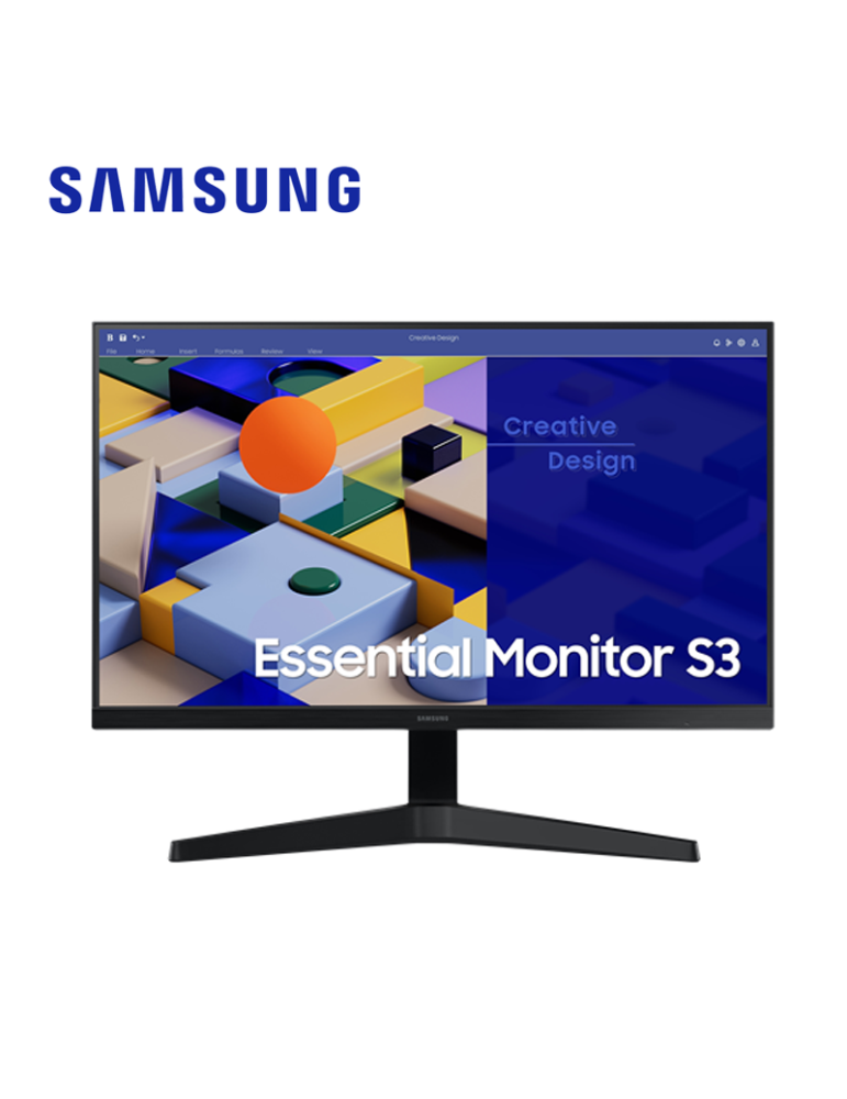MONITOR 27" SAMSUNG LS27C310EALXPE FHD 75HZ VGA HDMI