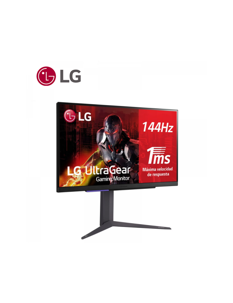 MONITOR 27" GAMING LG 27GR93U-B ULTRAGEAR UHD 144HZ 1MS IPS DP HDMI