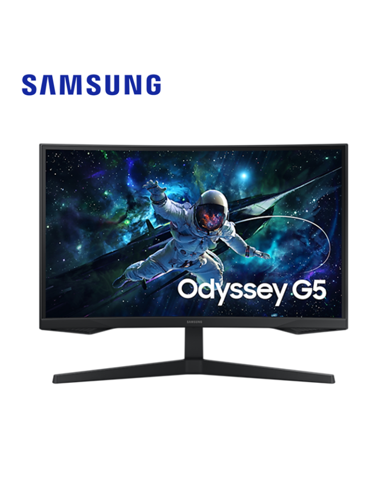 MONITOR 27" GAMING SAMSUNG LS27CG552ELXPE ODYSSEY G5 QHD165HZ 1MS CURVO
